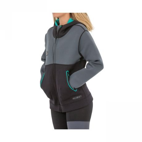 Jetpilot Flight 2 Mm Tour Coat Wms Teal M/10