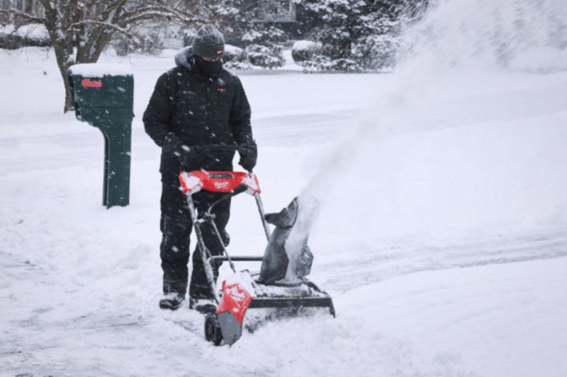 M18 F2ssbl-0 Fuel  Snöslunga Med Dubbla Batterier